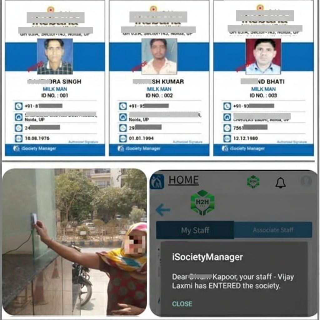 Maid Management Smart Card